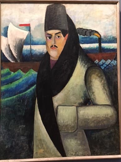 Ilya Mashkov’s Self Portrait, 1911, in the Tretyakov Gallery.